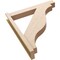 Ekena Millwork 6-in W x 36-in D x 40-in H Funston Block Rough Cedar Woodgrain TimberThane Outlooker, Primed Tan OUTUR060X36X40FST44RCPR - alternate 6